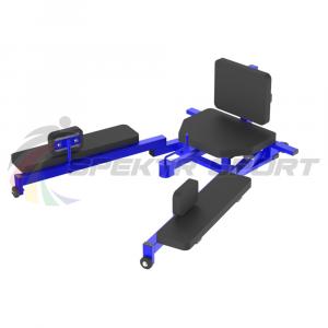 Купить Тренажер для растяжки поперечного шпагата Spektr Sport Маховик 1.0 синий в Надыме 