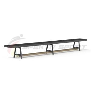 Купить Скамья гимнастическая мягкая 2,5 м. (3 нерегулир мет. ножки) в Надыме 
