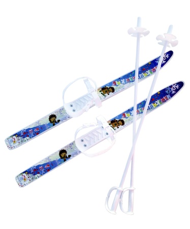 Купить Комплект лыжный детский Лыжики-пыжики с палками в Надыме 