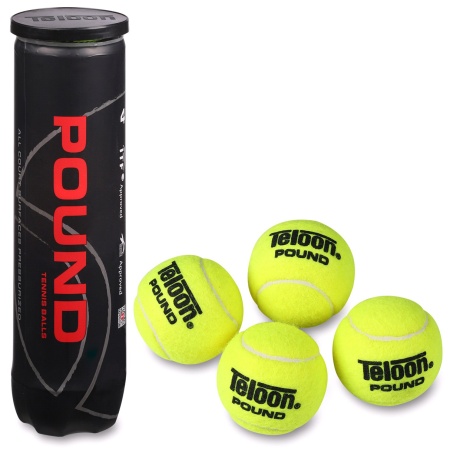 Купить Мяч для большого тенниса Teloon 828Т Р4  (4 шт) в Надыме 